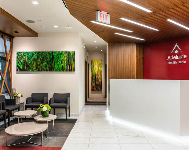 Adelaide Health Clinic reception