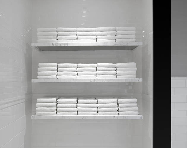 Towels in the Club locker room