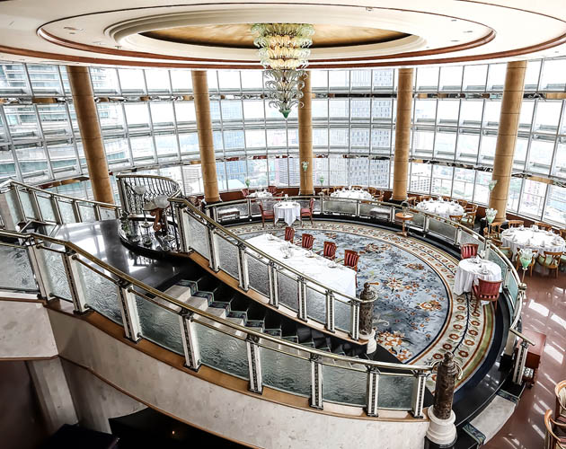 Dining area at one of the participating clubs in the International Associate Clubs