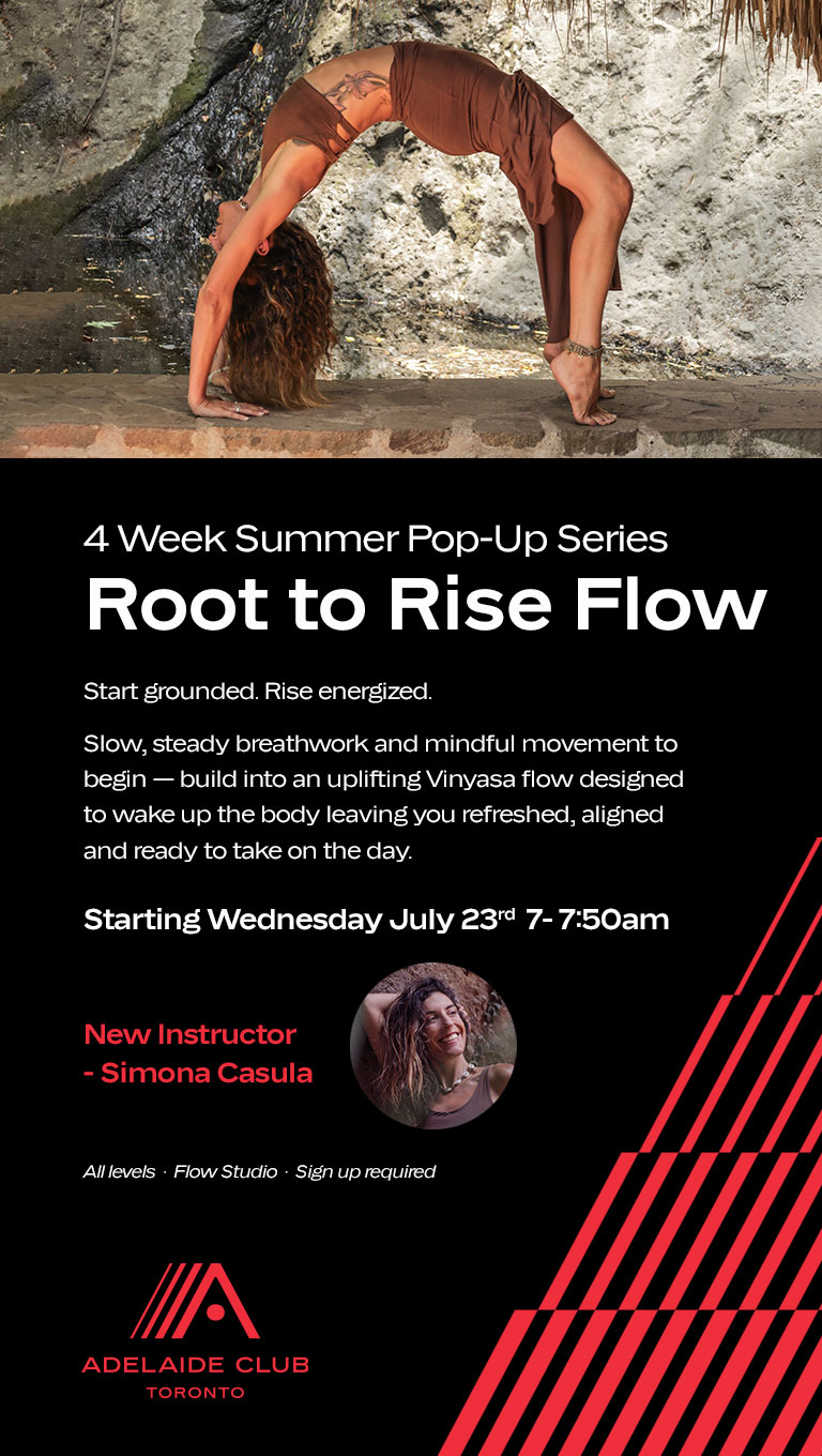 Root to Rise Flow - 4 week Summer Pop-Up Series - Starting Wednesday, July 23rd, 7-7:50am