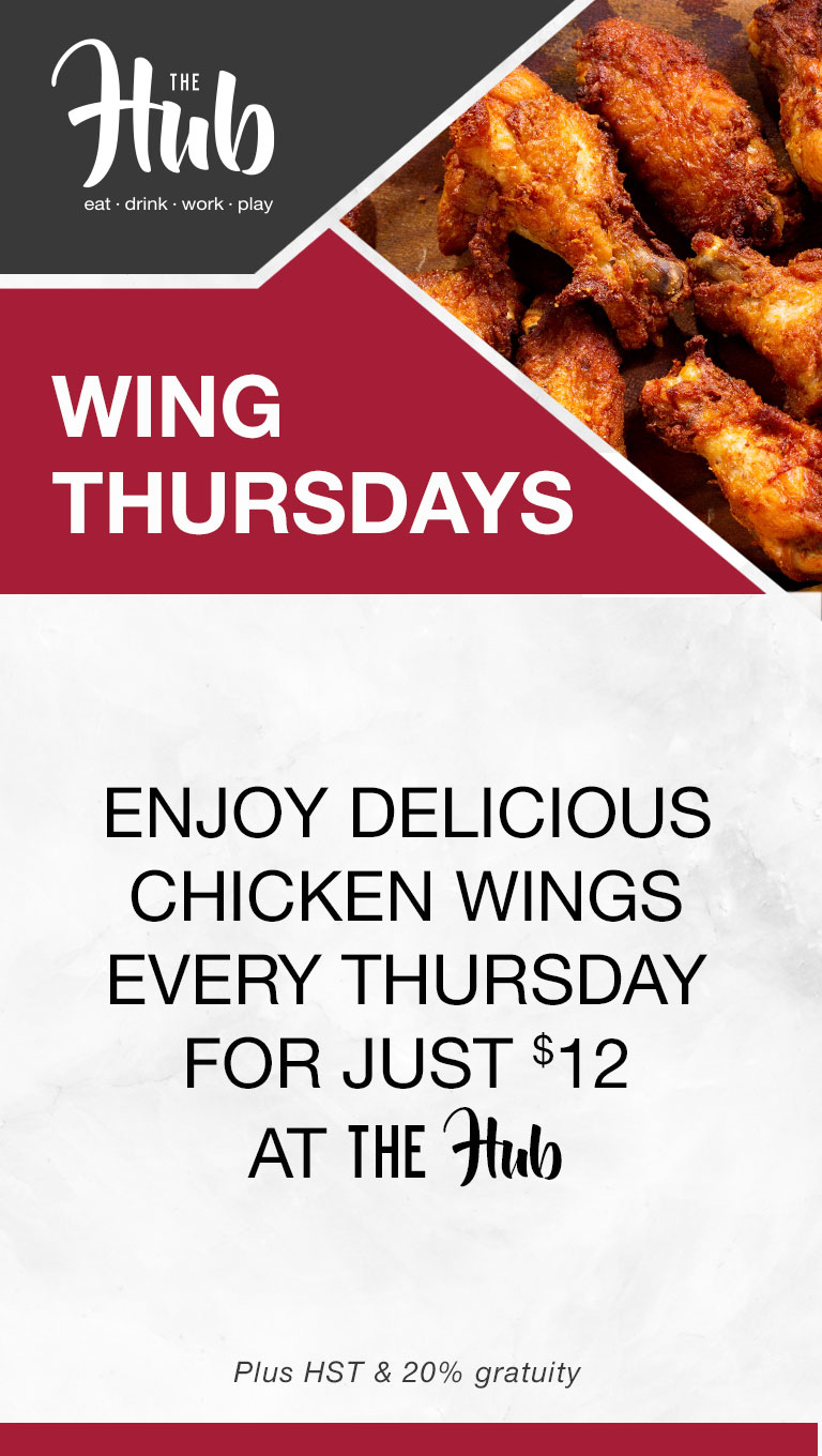 Wing Thursdays in the HUB - $12